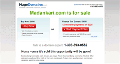 Desktop Screenshot of madankari.com